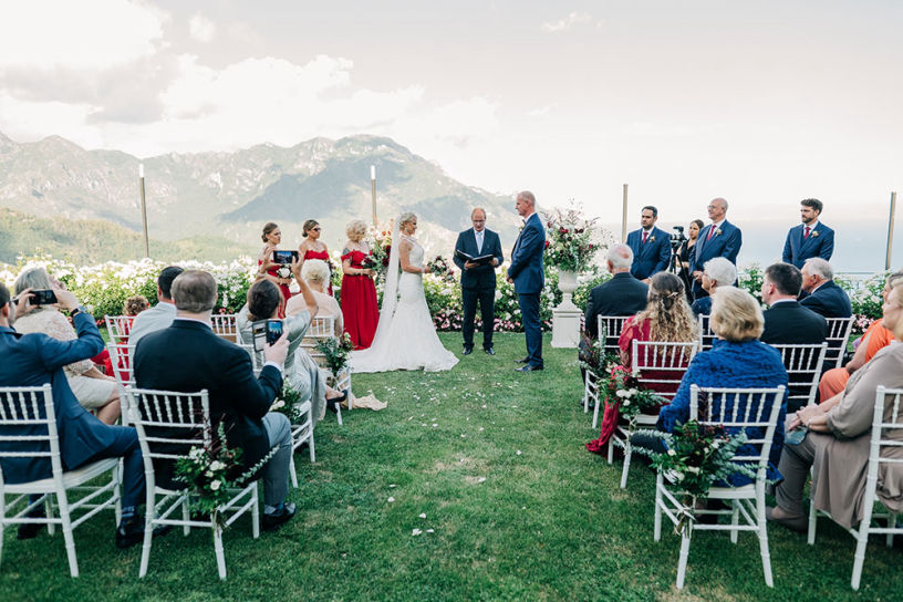 Wedding in Amalfi, symbolic ceremony